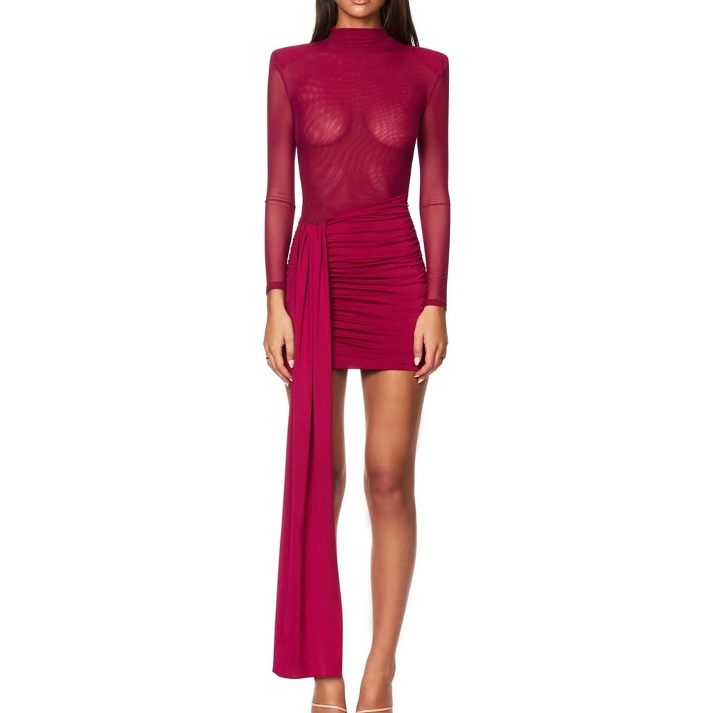 Nookie Enigma Dress Blood Red XS